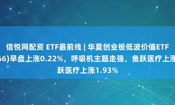 信悦网配资 ETF最前线 | 华夏创业板低波价值ETF(159966)早盘上涨0.22%，呼吸机主题走强，鱼跃医疗上涨1.93%
