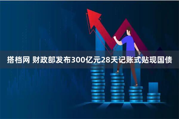搭档网 财政部发布300亿元28天记账式贴现国债